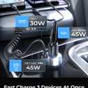 LISEN 90W for iPhone 17 16 15 Pro Max Car Charger USB C Fast Charge,Super Fast for iPhone 17 16 Car Charger USB C Adapter for iPhone 17e 16 15 Pro Max Plus Air,Samsung Galaxy S26 Ultra, Android