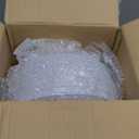 KIRE 100PCS Disposable Plates - White with Gold Rim for Easter/Wedding/Spring Party- Includes 50Pieces 10.25inch Dinner and 50Pieces 7.5inch Dessert/Salad Plates