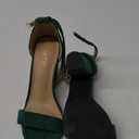 PARTY Women's Chunky Heels Open Toe Ankle Strap 3 inch Heeled Sandals (6.5)