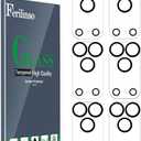 Ferilinso 6 Pack Camera Lens Protector for iPhone 17 Pro Accessories, Phone Case Friendly, 9H+ Tempered Glass Cover, Ultra HD, Anti-Scratch, Not Easy to Break, Strong Adsorption