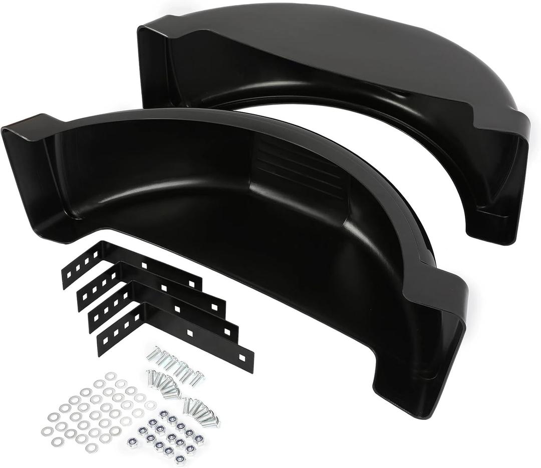 Replacement for Plastic Trailer Fenders Fits Single-axle Trailers w/ 13" Diameter Wheels LH & RH OEM