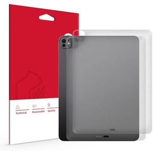 skoko [2 Pack Transparent Matte White Protector Compatible with ipad Pro 13 M5 M4 2025 2024, Easy Installation, Matte Clear Skin/Case-Friendly
