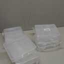 9 Grids 2 Pack Plastic Storage Compartment Organizer Container with Adjustable Dividers for Crafts, Earrings, Screws, Nail, Pins and More (2)