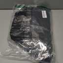 Hanging Gift Wrapping Paper Storage, 40"X17" Black Double-Sided Christmas Wrapper Bag Container, Oxford Craft Roll Organizer, Present Wrap Holder for Bedroom Closet, Door, Cabinet