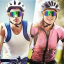 FEISEDY Sports Sunglasses for Men, Women and Teens - Baseball, Biking, Cycling UV400 Protection B2388