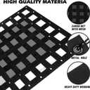 Cargo Net for Pickup Truck Bed 2.3' x 3.9' Heavy Duty Adjustable Truck Bed Cargo Nets with Metal Cam Buckles & Hooks Rope