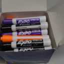 EXPO Chisel Tip Dry Erase Markers Low-Odor Assorted Colors Pack of 36 - Ideal for Classrooms, Offices, and Homes