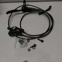 CNC MTB Hydraulic Disc Brake Set, Mountain Bike Hydraulic Disc Brakes Right Front 800mm Left Rear 1450mm Hydraulic Brake, Black