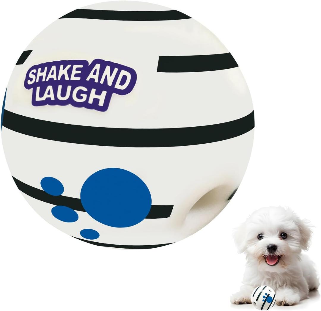 Glow in The Dark Dog Toys Ball, Interactive Dog Ball, Shaking with Gibbering Sound, XS, 2.75 in (7 cm) (Luminous)