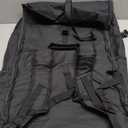 Padded Car Seat Travel Bag Compatible with Doona, Infant Car Seat Travel Bag, Foldable Car Seat Stroller Gate Check Bag for Airplane (Midnight Black)