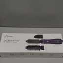 Aima Beauty Blow Dryer Brush Set - 4-in-1 Round Brush Blow Dryer Adds Shine, Smooth, Curl & Volume for Short to Medium Hair, Interchangeable 1 & 1.25 Round Barrel, Ionic Frizz Control, Prussian Blue