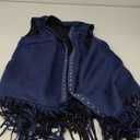 Verdusa Women's Fringe Vest Cardigan 70s Hippie Rivets Tassel Sleeveless Studded Jacket M