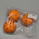 ALPI Chomp Ball - Durable Chew Toys for Dogs & Other Pets - Stimulating Dog Toys for Aggressive Chewers - Soft Dog Chews - 3-Pack, Orange