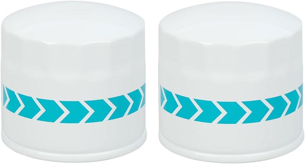 HH164-32430 Oil Filter Fits for Kubota L M KH KX RTV Seris Models L2800 L2850 L2900 L2950 L3000 L3010 L3130 M4900 M5700 M5140 MX4700 KX040-4 Replace HH16432430 17321-32430 122-0185 (set of 2)