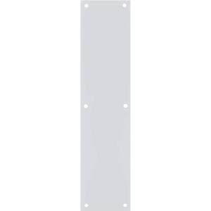 2 Pack CRL Clear Anodized Push Plates 4" x 16"