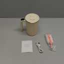 Self Stirring Mug, Self Stirring Coffee Mug, Suitable for Coffee, Milk, Cocoa and Other Beverages (Cream-temperature, 12 Ounces)