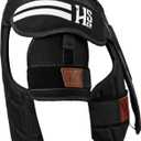 HSc Unisex Hockey Adult Shin Pad, Black, Size M
