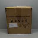 Umbrauto Fiberglass Travel Trailer Cover Fits 8'-10' Trailers, 2023 Upgraded 7 Layers Top Camper RV Cover with Windproof Strap,Adhesive Repair Patches