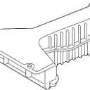 Air Intake Inlet Duct Fits for 2013-2018 Hyundai Santa Fe 2019 Santa Fe XL, Replaces OEM 28210-B8100, 41016