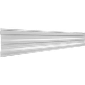 RecPro Mesa Metal Aluminum RV & Trailer Siding 8" x 72" | S Lock Design | Resists Corrosion & Cracking | Lightweight (1, Crystal White)