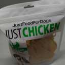 Just Food for Dogs Single Ingredient Healthy Dog Treats and Dog Snacks, Jerky Treats, Human Grade, Preservative and Grain Free, Rawhide Free Chews, Low Calorie Treat - Chicken Breast, 5 oz (EXP 11/21/27)