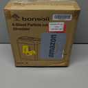 Bonsaii Paper Shredder for Home Use, 3.4 Gal Wastebasket, 6 Sheet Crosscut Paper Credit Cards, Staples, and Clips Shredder for Home Office Use, Portable Handle Design (C237-B New Version)