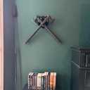 Sword Hanger,Sword Wall Mount,Axe Holder,Acrylic sword display stand,The sword stand holder can display two swords or a single sword at the same time with Hardware (Pack of 1)