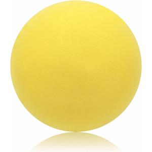 7-Inch Uncoated High Density Foam Ball - for Over 3 Years Old Kids Foam Sports Balls - Soft and Bouncy, Lightweight and Easy to Grasp Foam Silent Balls are Safe for Younger Children (Yellow)