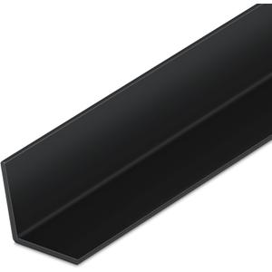 Sasylvia 1 Pcs Corner Edge Protector Vinyl,1/2 X 1/2 X 36 Inches,Black