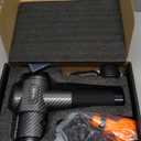 TOLOCO Massage Gun, Deep Tissue Back Massage for Athletes for Pain Relief, Percussion Massager with 10 Massages Heads & Silent Brushless Motor, Valentines Day Gifts for Him Her, Carbon