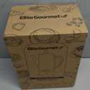 Elite Gourmet 12-Cup Electric Coffee Percolator, Dishwasher Safe Stainless-Steel Filter, Lid & Tube, Keep Warm, 360 Swivel Base Cord-less Serving, Stainless-Steel