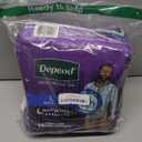 Depend Night Defense Adult Diapers, Incontinence Underwear for Men, Disposable, Overnight, Large, Grey, 14 Count