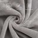 ESTINGO Heated Blanket Twin Size, Fast Heating Electric Blanket with Extremely Cozy Plush with 5 Heating Levels & 10 Hours Auto Off for Bedroom Office Couch, 62"x84", Light Gray