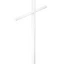 SWIMLINE HYDROTOOLS 89032 Free Standing Poolside Adjustable-Towel Rack With Water Weighted Base Three Arms Tier For Outdoors & Indoors Pool Patio Bathroom Accessory Holder Bar Drying-Stand