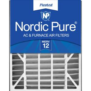 Nordic Pure 20x25x5 (19_3/4 x 24_1/4 x 4_7/8) Air Bear Replacement 259112-102 MERV 12 Air Filter 1 Pack (19.8" x 24.3" x 4.9")