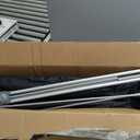4 Pack X Frame Banner Stand Fits Banner Adjustable Size Width 23" to 32" and Height 63" to 78" with Portable Travel Bag, Customize Stand for Tradeshow, Market, Store, Display, Event, Birthday & Party,Silver
