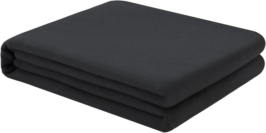 FreshCulture Queen Flat Sheet - Brushed Microfiber Top Sheet - Ultra Soft & Breathable - Wrinkle-Free - Easy Care - Queen, Black