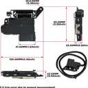 W11414731 Washer Lid Lock Assembly Compatible with Whirlpool Maytag Crosley Washer, W11414731 Latch Assembly Replaces W11513248 AP7002928 PS16543458