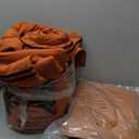 MaiRve Embroidery Comforter Set, Boho Farmhouse Western Bedding Set, All Season Bed in A Bag Comforter Set with Sheets, Pillowcases & Shams, Burnt Orange Queen 7 Pieces