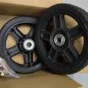 CheeMuii 7 Inch Lawn Mower Wheels 2 Pack 7" Push Mower Wheels with Bolts Gaskets and Lock Nuts Kit Fit for Most Standard push Lawn Mowers/Generator/Garden Tiller/Handtruck