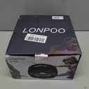LONPOO CD Player Portable Boombox with FM Radio/USB/Bluetooth/AUX Input and Earphone Jack Output, Stereo Sound Speaker & Audio Player,Black