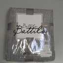 BATTILO HOME Gray Chenille Throw Blanket for Couch, Decorative Soft Knit Throw Blanket with Fringe Tassels, Lightweight Throw Blanket for Home Decor, 50"x60"