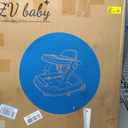 Baby Walker with Wheels 5 in 1 Foldable Activity Center Without Push Handle Mute Wheels Adjustable Heights Anti-Fall Push Walkers Boys Girls Safe Infant Toddler Walker with Footrest 6-24 Months