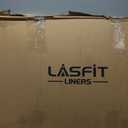 LASFIT Floor Mats for Ford F-150 2015-2026 | F150 Lightning 2022-2025 SuperCrew (Rear w/o Fold Flat Storage) Carpet Floor All Weather Protector TPE Truck Liners- 1st & 2nd Row, 3pcs Black