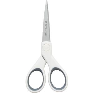 Westcott 5-Inch Micro-Tip Fabric Scissors with Titanium-Bonded Blades - Craft Scissors for Paper and Fabric, Sewing, and More