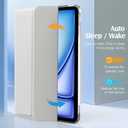 TiMOVO for iPad Air 11 Inch Case (M3/M2-2025/2024), iPad Air 5th Generation 2022/4th Gen 2020 10.9 Inch, Slim Hard Translucent Back Cover, Support Auto Wake/Sleep, Apricot Gray