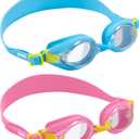 Aegend Kids Swim Goggles 2 Pack for Child/Toddler/Boys/Girls/Teens, No-leaking Waterproof Swimming Goggles for 3-12