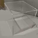 KissYou Acrylic Box Clear Storage Contanier Plastic Hinged Lid Box Coffee Pod Holder Wedding Candy Box Transparent Display Box with Lid