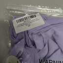 Arshiner Girls Dresses Short Sleeve Ruffle Chiffon Summer Flowy Dress with Square Neck (Purple)