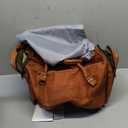 Handcrafted 21” Vintage Brown Genuine Leather Duffle Bag - Versatile for Men and Women | Ideal for Travel, Sports, Gym, and Weekend Getaways | Stylish Carry-On for Overnight Adventures